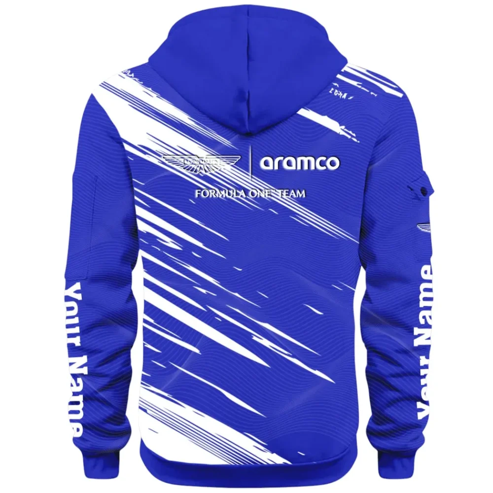Elegant Grand Tourer Hoodie Half Zip 3D, Casual Fit for Everyday Wear Hoodie CAR514 - Blue - Image 3