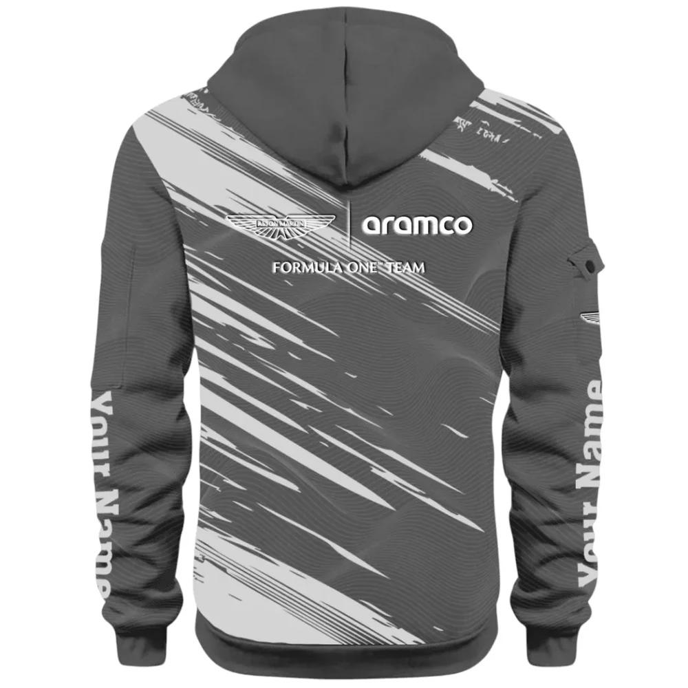 Elegant Grand Tourer Hoodie Half Zip 3D, Casual Fit for Everyday Wear Hoodie CAR514 - Dark Gray - Image 3