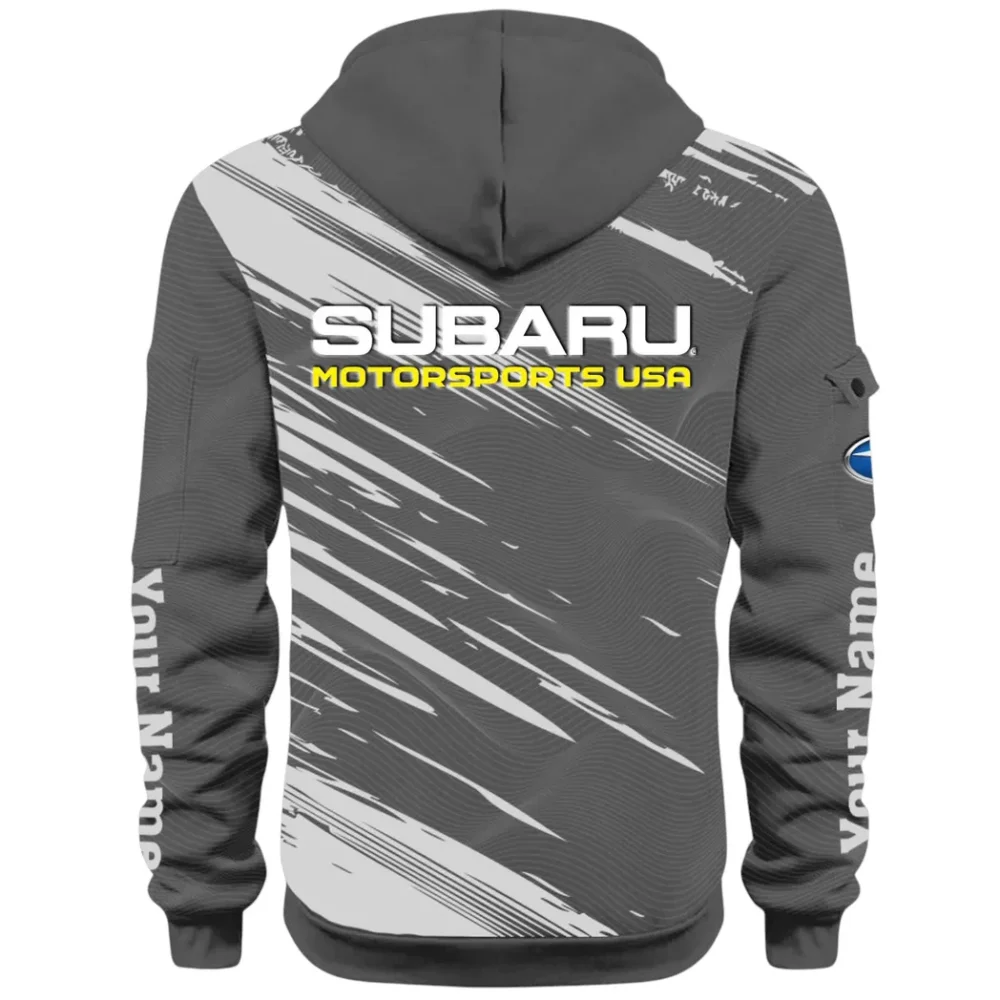 All-Wheel Drive Car Hoodie Half Zip 3D, Sporty Everyday Wear Hoodie CAR514 - Dark Gray - Image 3
