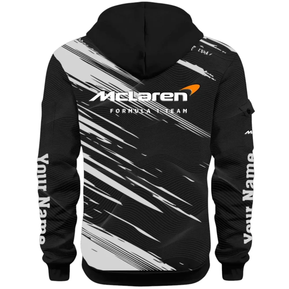 Track Monster Hoodie Half Zip 3D, Urban Casual Comfort Hoodie CAR514 - Black - Image 3