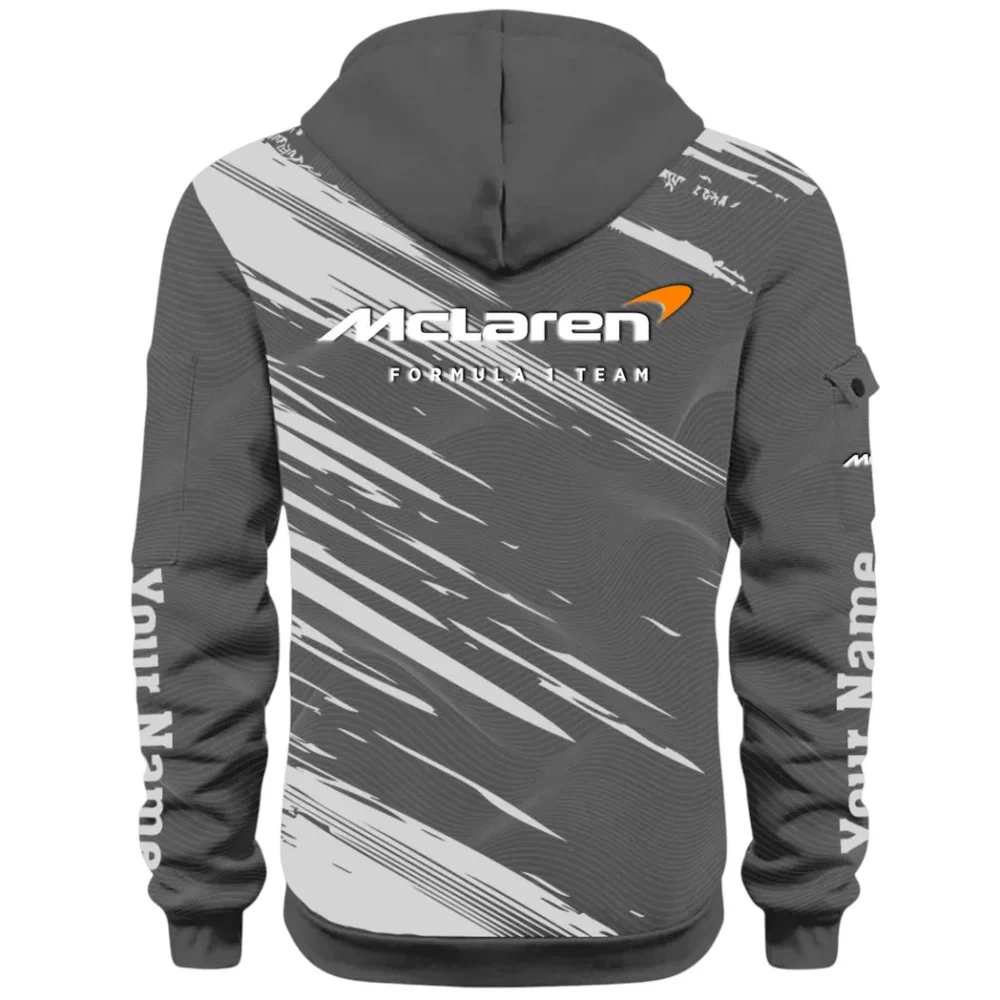 Track Monster Hoodie Half Zip 3D, Urban Casual Comfort Hoodie CAR514 - Dark Gray - Image 3