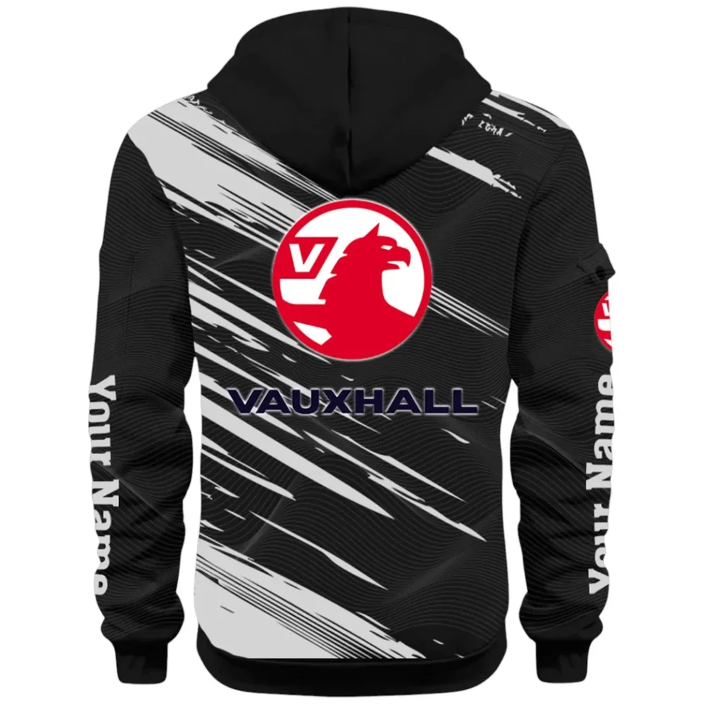 Everyday Auto Hoodie Half Zip 3D, Sporty & Casual Everyday Wear Hoodie CAR514 - Black - Image 3
