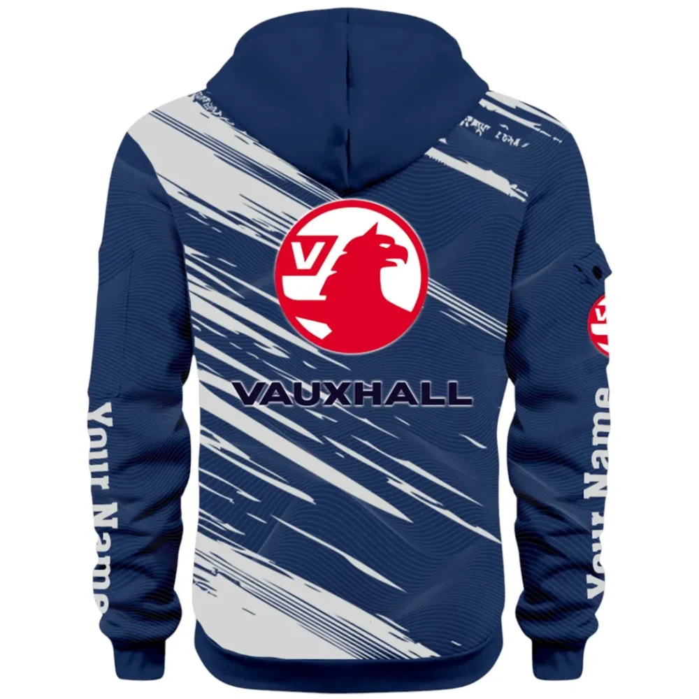 Everyday Auto Hoodie Half Zip 3D, Sporty & Casual Everyday Wear Hoodie CAR514 - Navy - Image 3