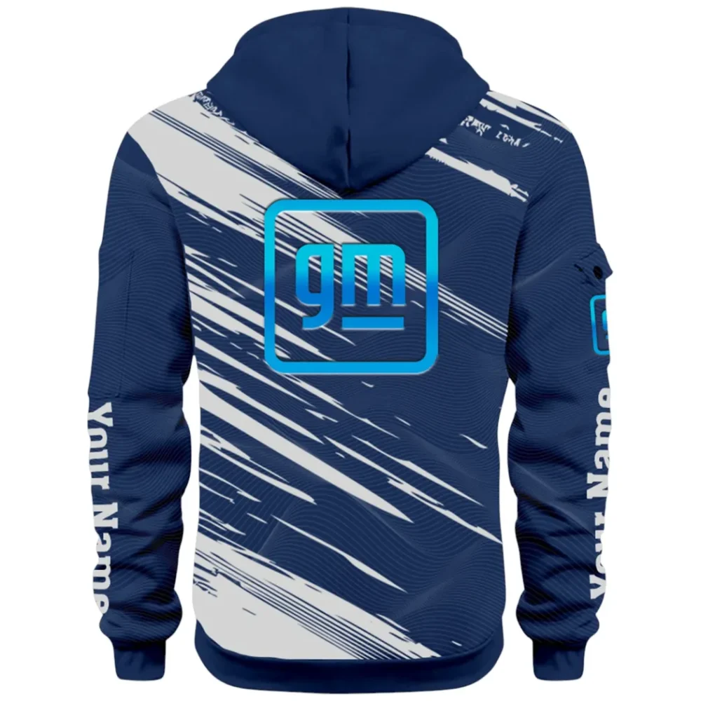 Car Manufacturer Hoodie Half Zip 3D, Streetwear Casual Look Outfit CAR514 - Navy - Image 3