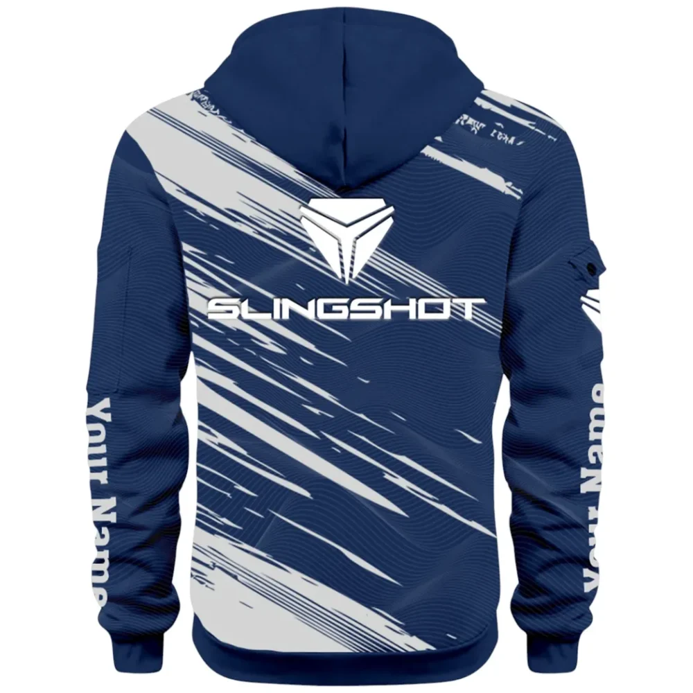 Active Fit Hoodie Half Zip 3D, Lightweight & Casual Comfort Hoodie CAR514 - Navy - Image 3
