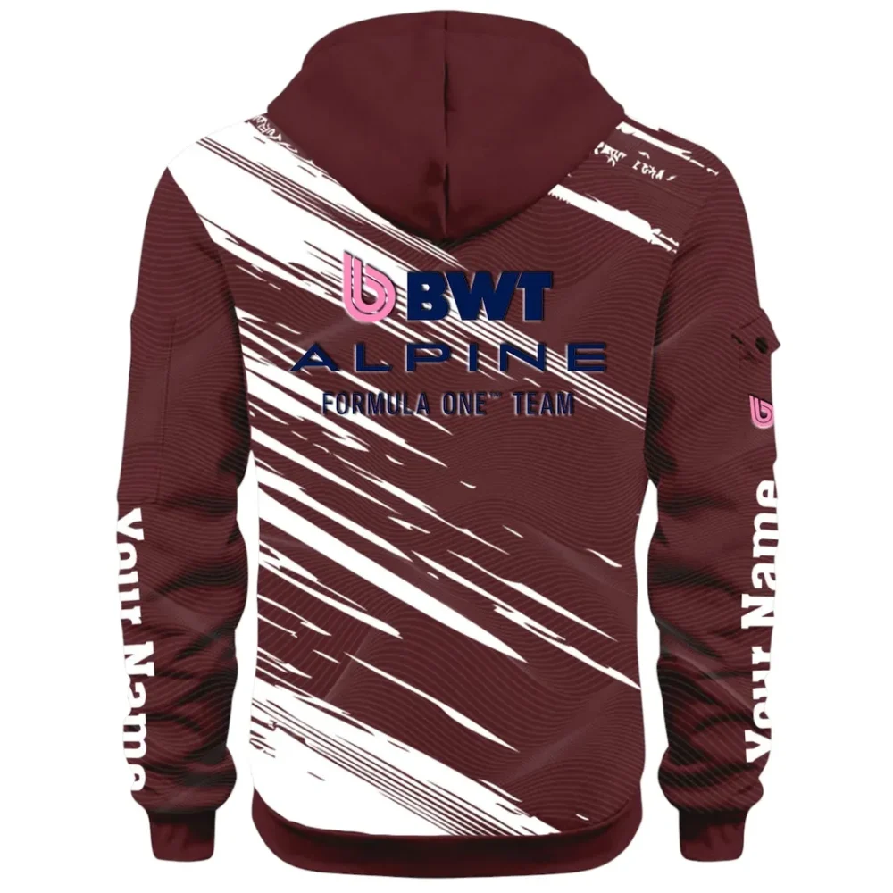 European Sports Car Hoodie Half Zip 3D, Rugged Casual Fit Hoodie CAR514 - Dark Red - Image 3