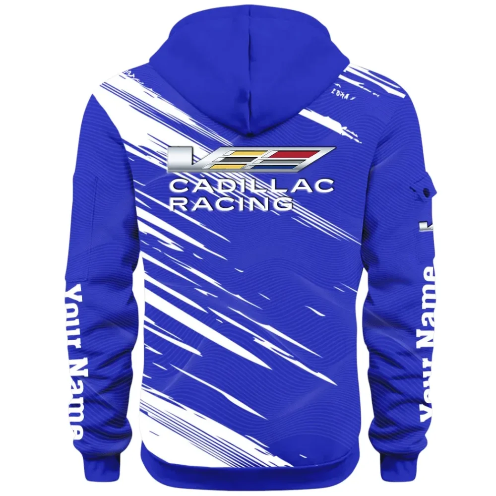 Refined Classic Ride Hoodie Half Zip 3D, Streetwear Casual Look Outfit CAR514 - Blue - Image 3