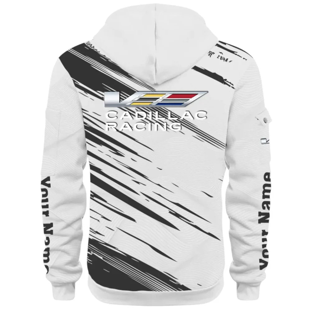 Refined Classic Ride Hoodie Half Zip 3D, Streetwear Casual Look Outfit CAR514 - White - Image 3