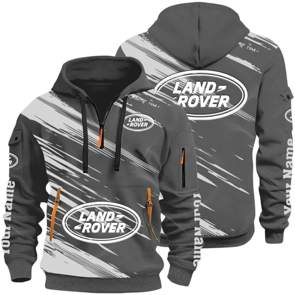 Utility Auto Maker Hoodie Half Zip 3D, Comfortable Daily Hoodie CAR514 - Dark Gray