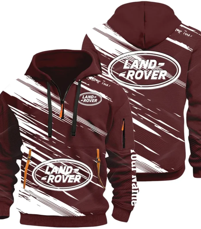 Utility Auto Maker Hoodie Half Zip 3D, Comfortable Daily Hoodie CAR514 - Dark Red