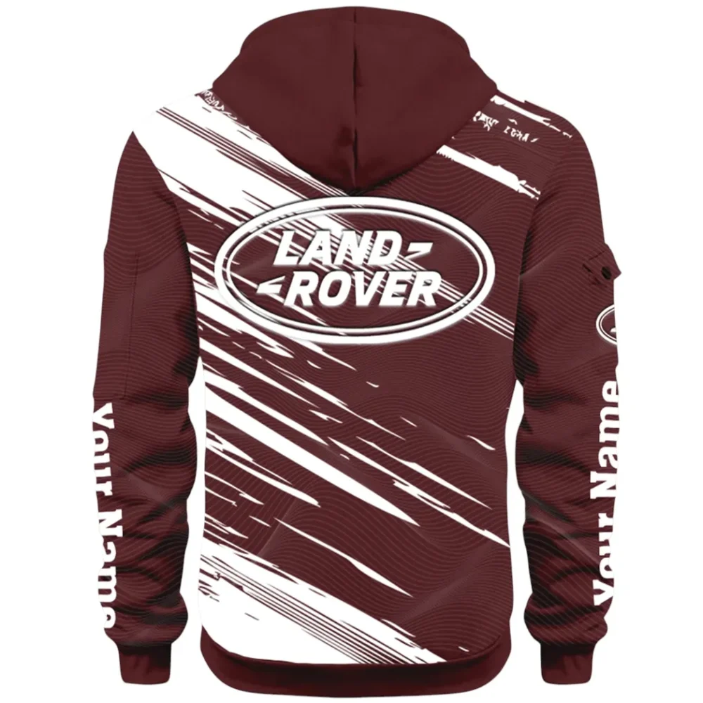 Utility Auto Maker Hoodie Half Zip 3D, Comfortable Daily Hoodie CAR514 - Dark Red - Image 3