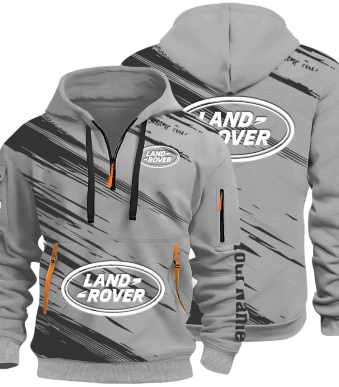 Utility Auto Maker Hoodie Half Zip 3D, Comfortable Daily Hoodie CAR514 - Gray
