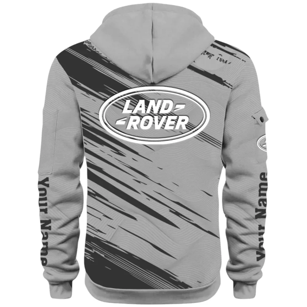 Utility Auto Maker Hoodie Half Zip 3D, Comfortable Daily Hoodie CAR514 - Gray - Image 3