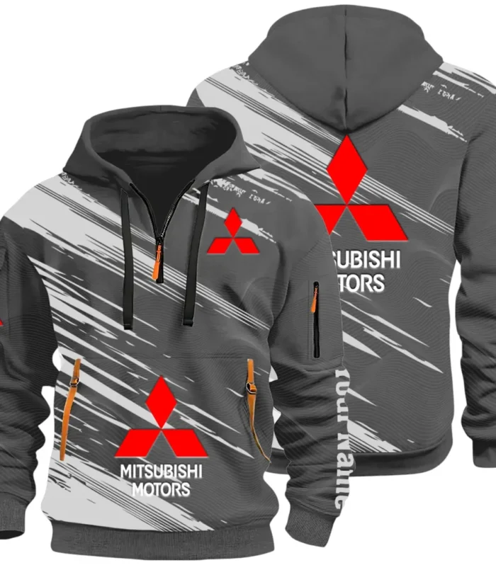 Off-Road SUV Hoodie Half Zip 3D, Adventure-Ready Comfortable Hoodie CAR514 - Dark Gray