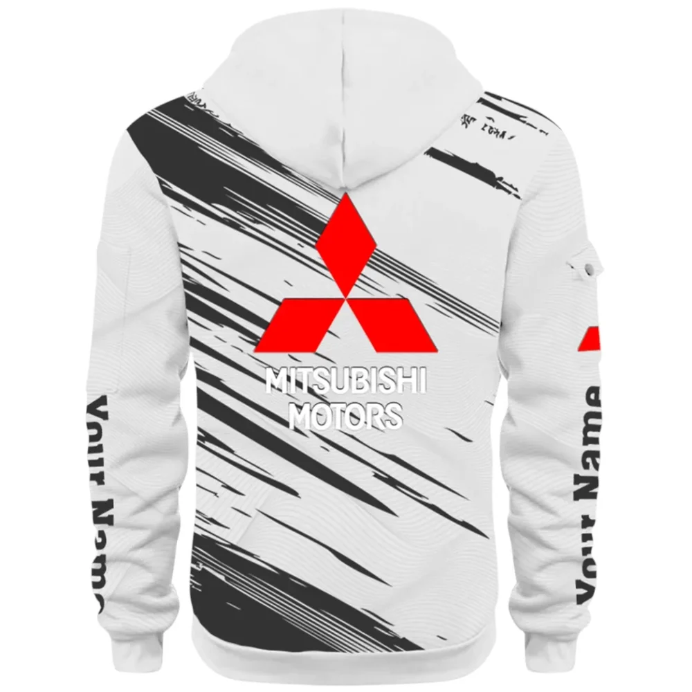 Off-Road SUV Hoodie Half Zip 3D, Adventure-Ready Comfortable Hoodie CAR514 - White - Image 3