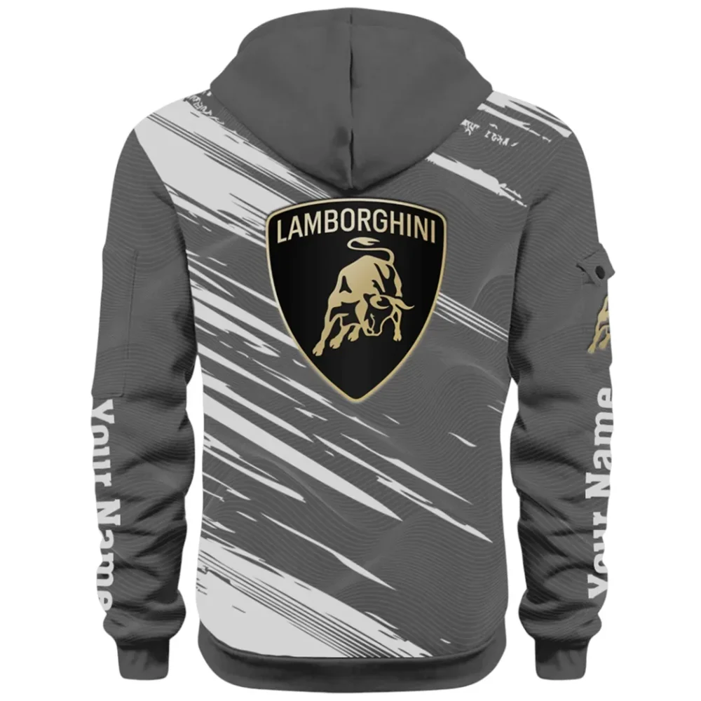 High-Performance Coupe Hoodie Half Zip 3D, Adventure-Ready Streetwear CAR514 - Dark Gray - Image 3