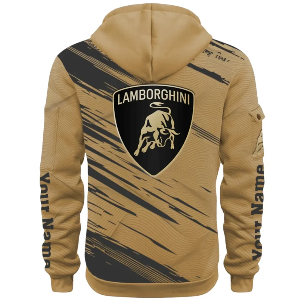 High-Performance Coupe Hoodie Half Zip 3D, Adventure-Ready Streetwear CAR514 - Khaki - Image 3