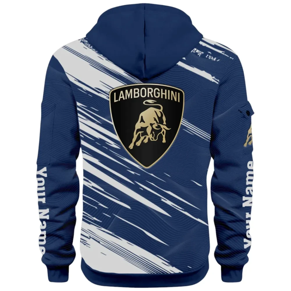 High-Performance Coupe Hoodie Half Zip 3D, Adventure-Ready Streetwear CAR514 - Navy - Image 3