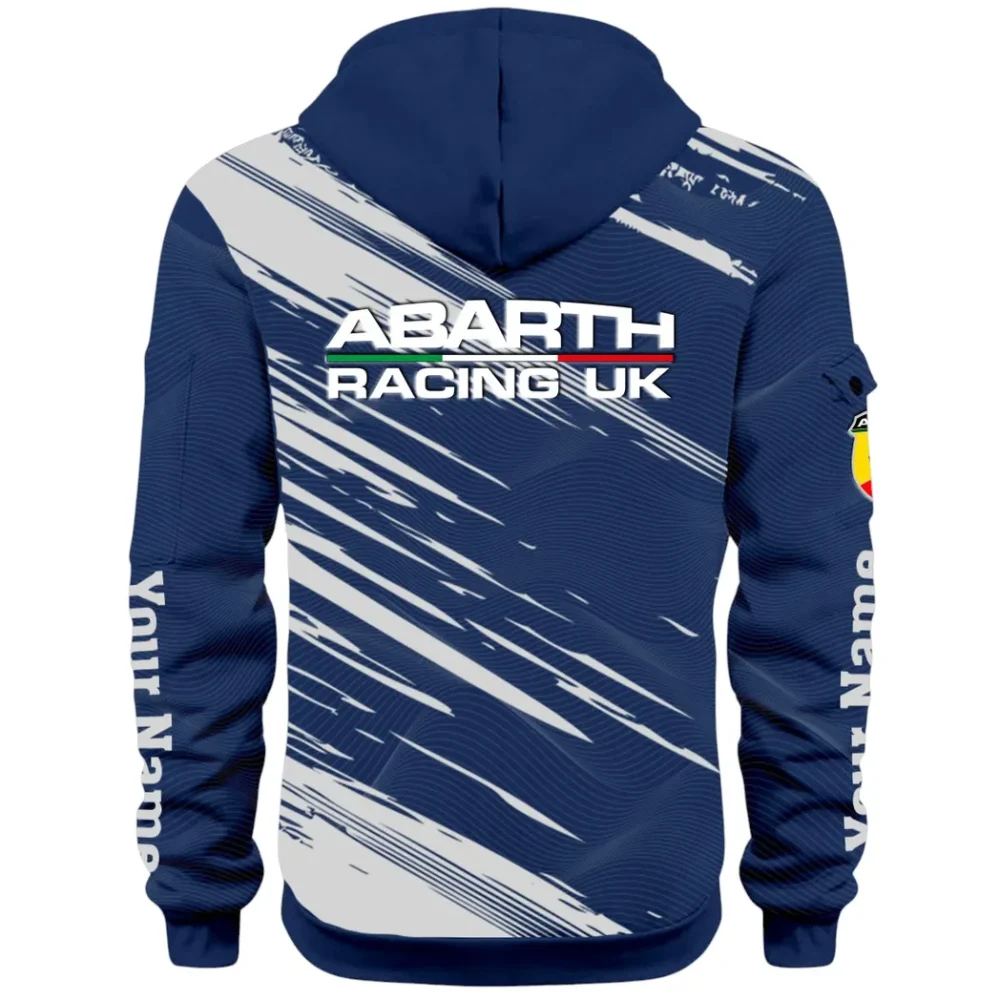 Hot Hatchback Hoodie Half Zip 3D, Sporty Urban Look Hoodie CAR514 - Navy - Image 3