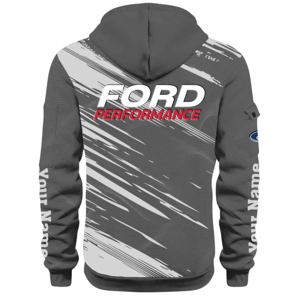 Road Life Hoodie Half Zip 3D, Casual Street-Ready Hoodie CAR514 - Dark Gray - Image 3