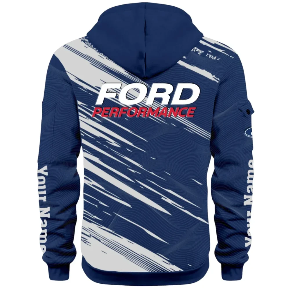 Road Life Hoodie Half Zip 3D, Casual Street-Ready Hoodie CAR514 - Navy - Image 3