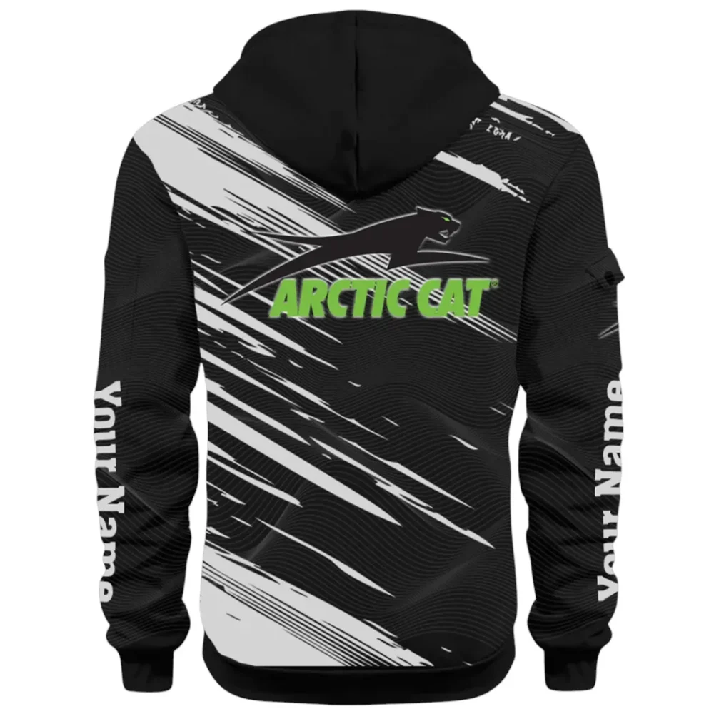 Off-Road Ride Hoodie Half Zip 3D, Durable & Casual Streetwear CAR514 - Black - Image 3