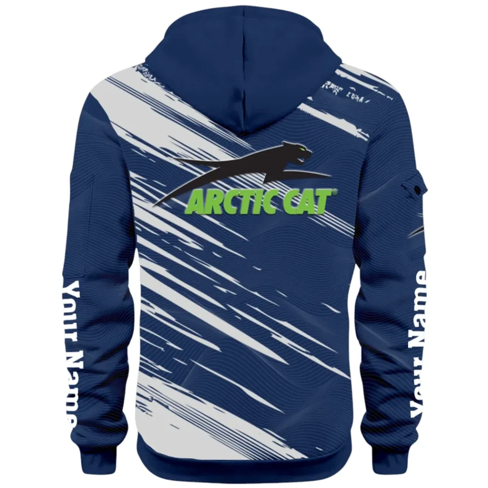 Off-Road Ride Hoodie Half Zip 3D, Durable & Casual Streetwear CAR514 - Navy - Image 3