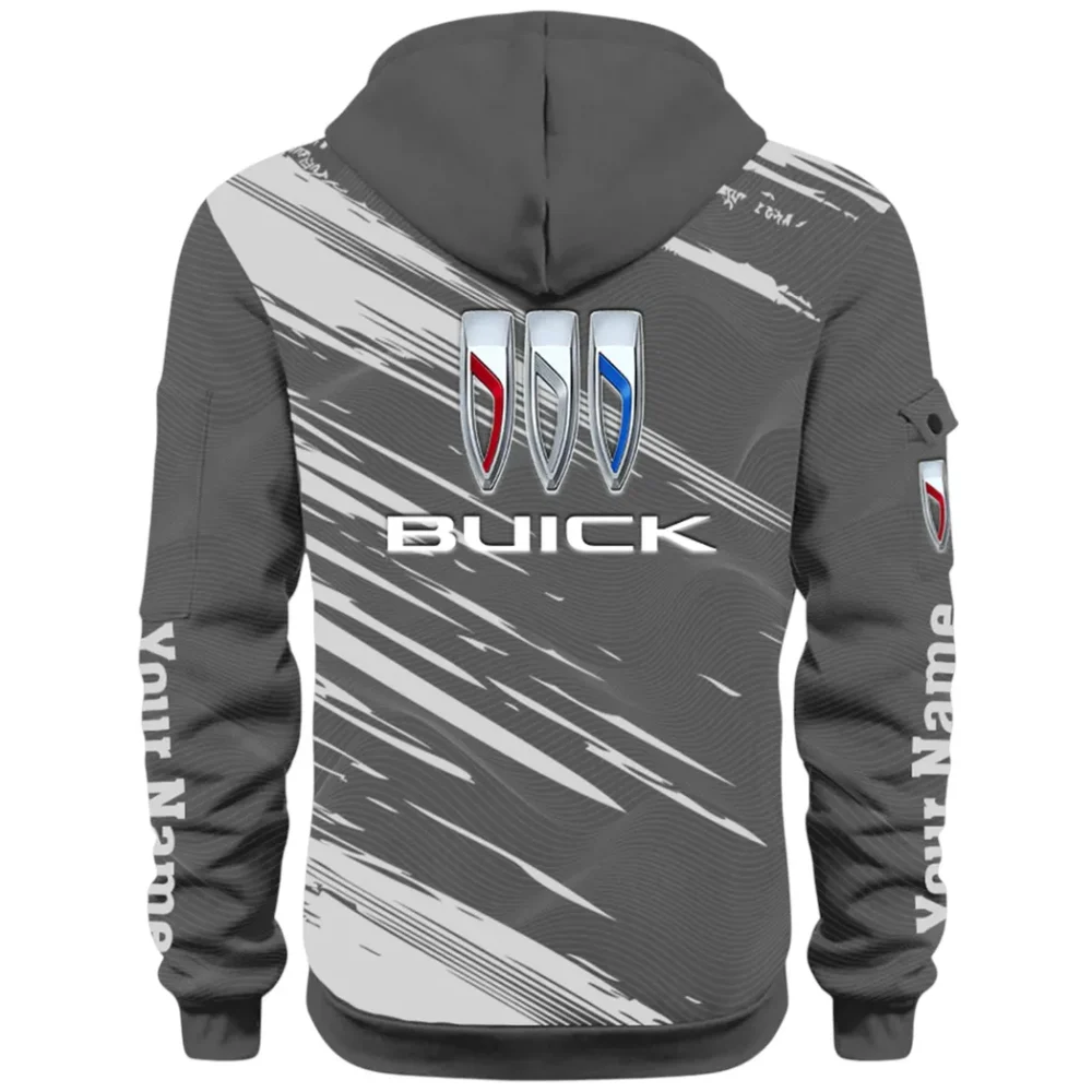 Luxury Car Hoodie Half Zip 3D, Rugged Casual Fit Hoodie CAR514 - Dark Gray - Image 3