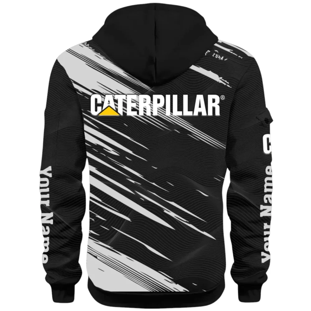 Terrain Vehicle Hoodie Half Zip 3D, Rugged Casual Fit Hoodie CAR514 - Black - Image 3