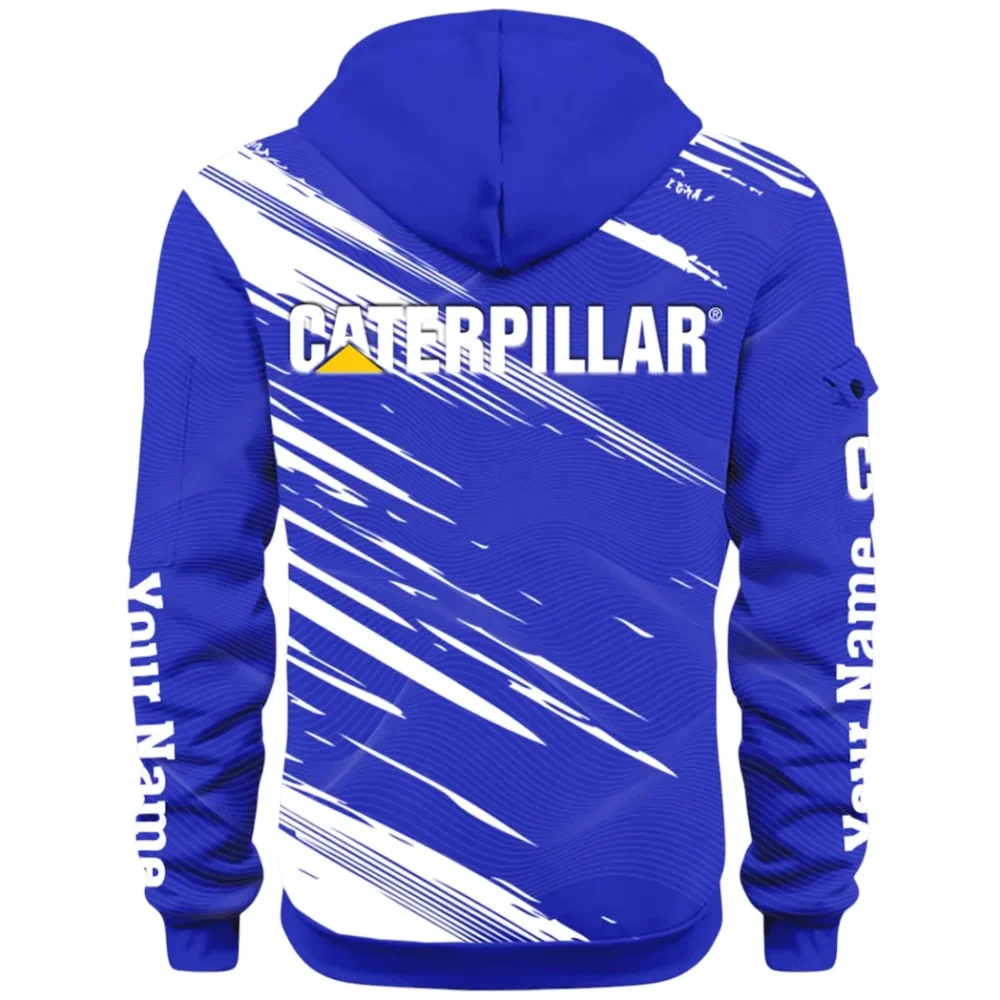 Terrain Vehicle Hoodie Half Zip 3D, Rugged Casual Fit Hoodie CAR514 - Blue - Image 3