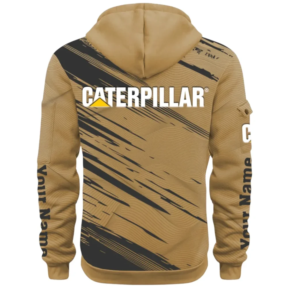 Terrain Vehicle Hoodie Half Zip 3D, Rugged Casual Fit Hoodie CAR514 - Khaki - Image 3