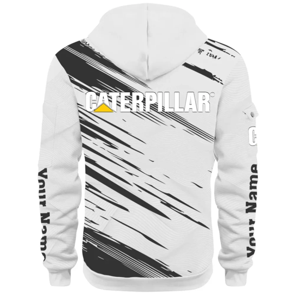 Terrain Vehicle Hoodie Half Zip 3D, Rugged Casual Fit Hoodie CAR514 - White - Image 3