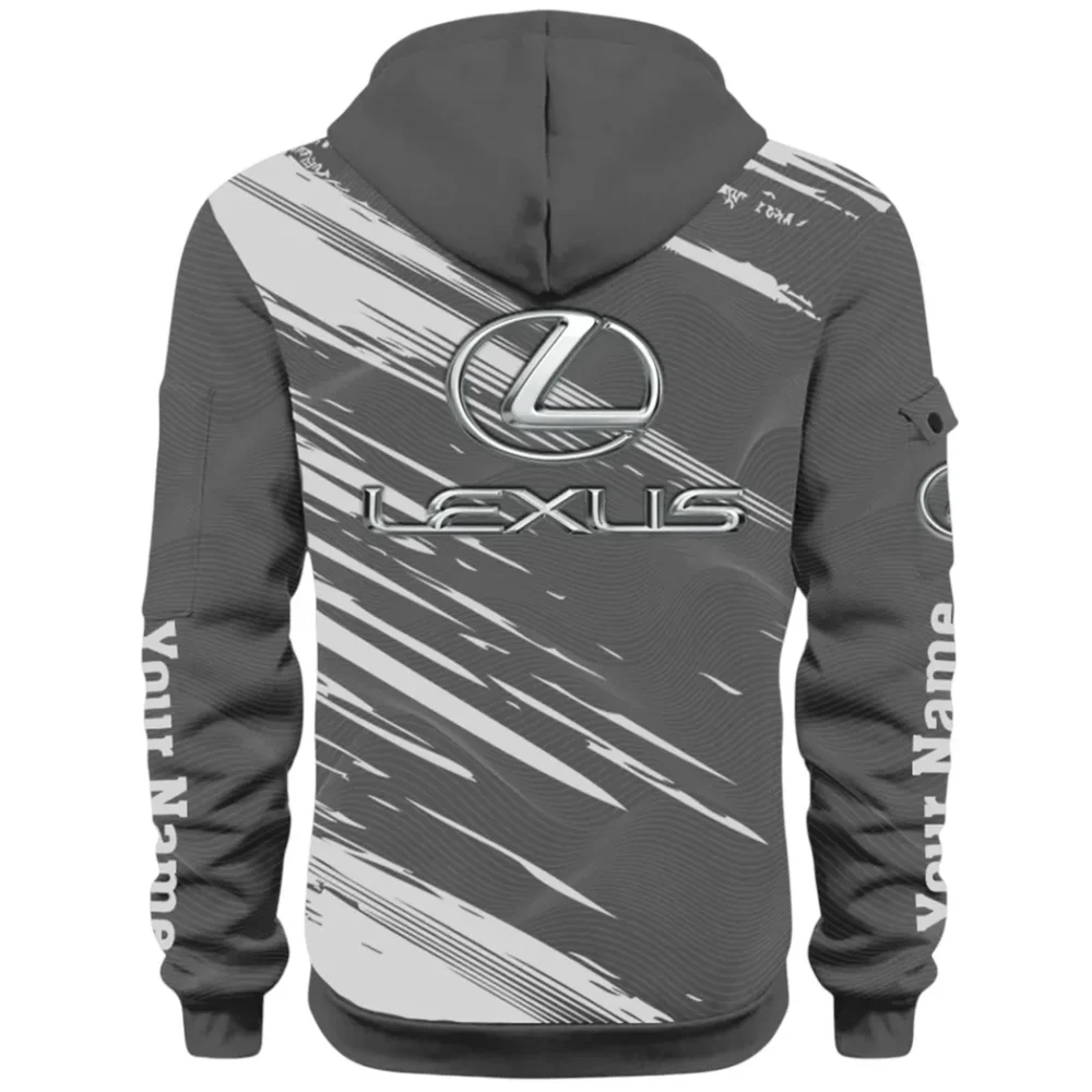 Grand Touring Auto Hoodie Half Zip 3D, Casual Fit for Everyday Wear Hoodie CAR514 - Dark Gray - Image 3