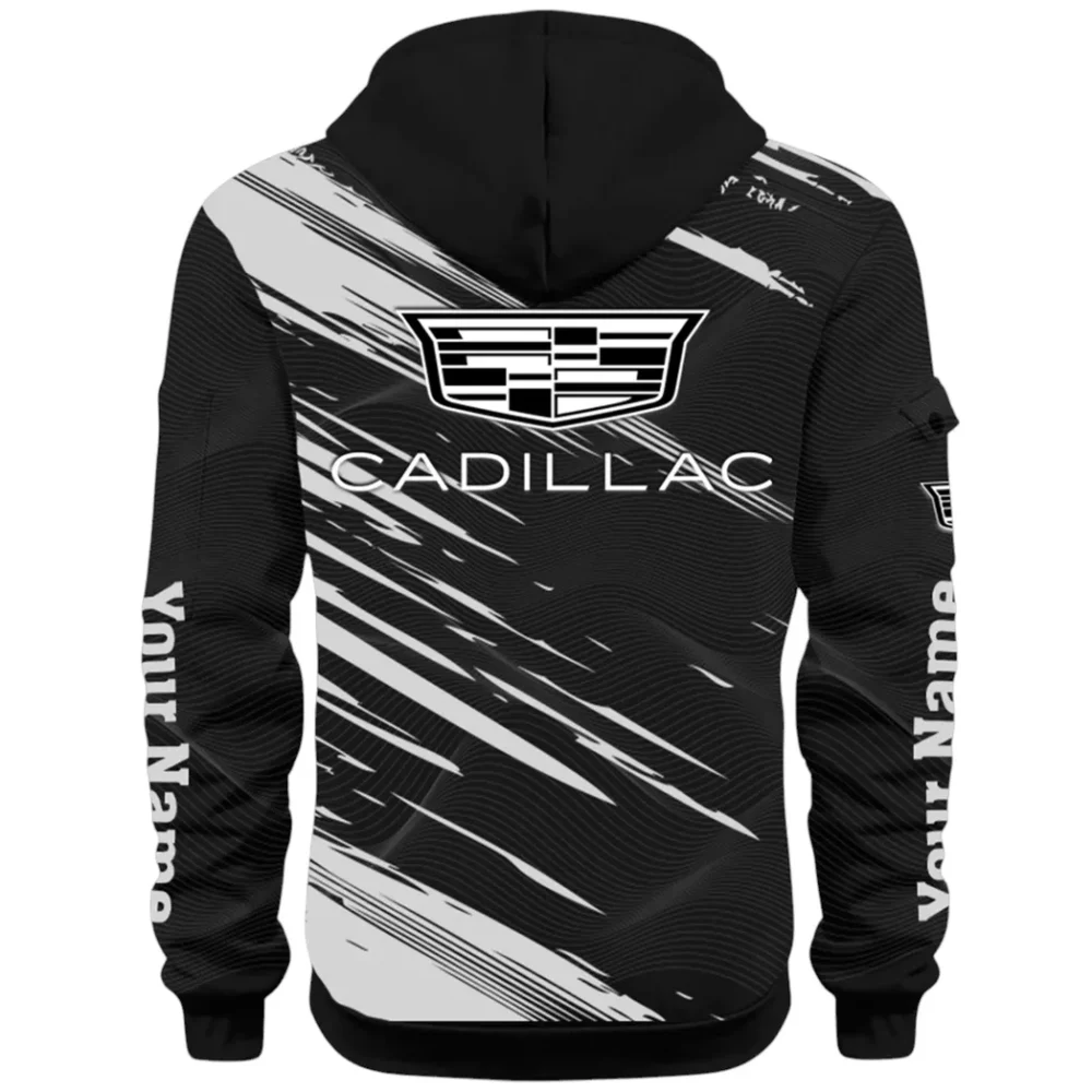 Refined Classic Ride Hoodie Half Zip 3D, Durable & Casual Streetwear CAR514 - Black - Image 3