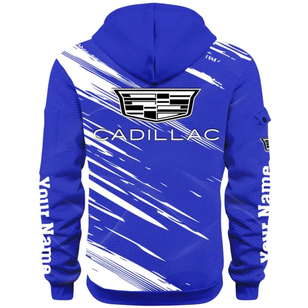 Refined Classic Ride Hoodie Half Zip 3D, Durable & Casual Streetwear CAR514 - Blue - Image 3