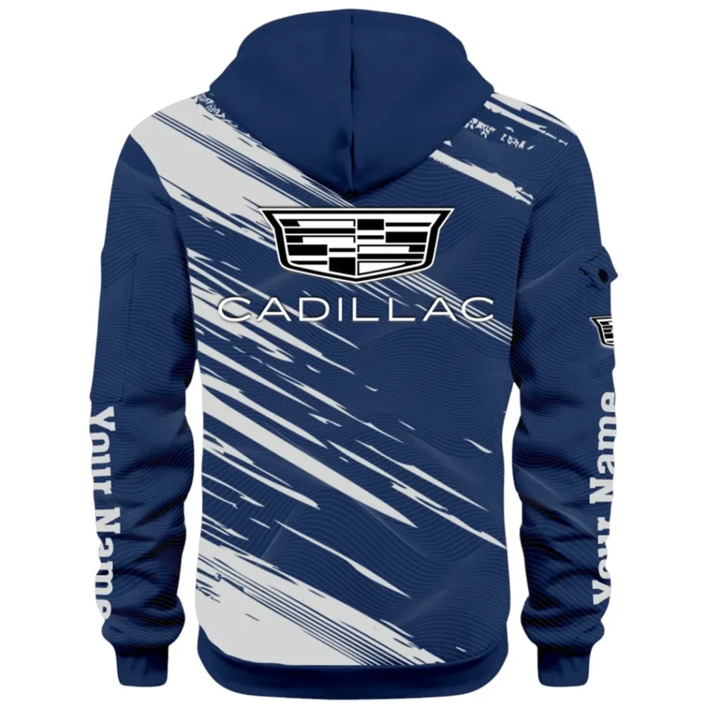 Refined Classic Ride Hoodie Half Zip 3D, Durable & Casual Streetwear CAR514 - Navy - Image 3