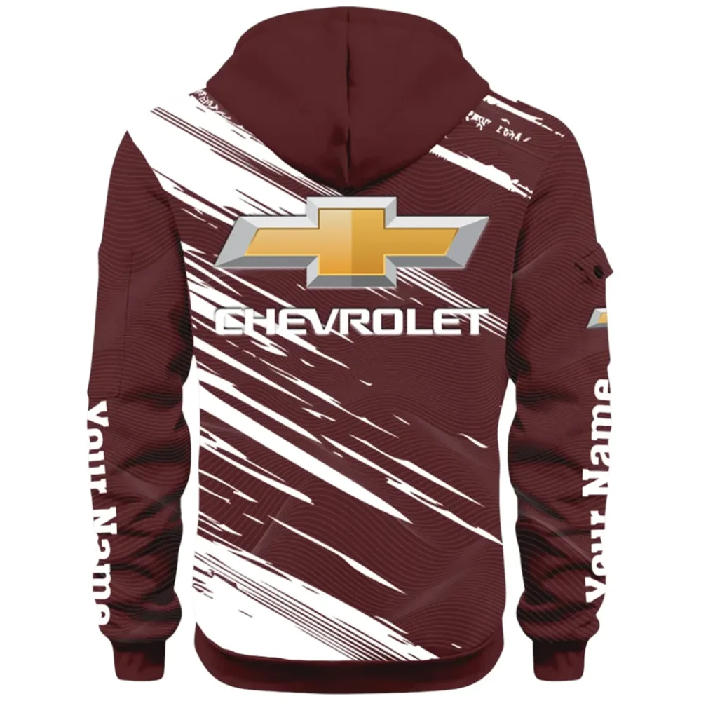 Modern Crossover Hoodie Half Zip 3D, Casual Fit for Everyday Wear Hoodie CAR514 - Dark Red - Image 3