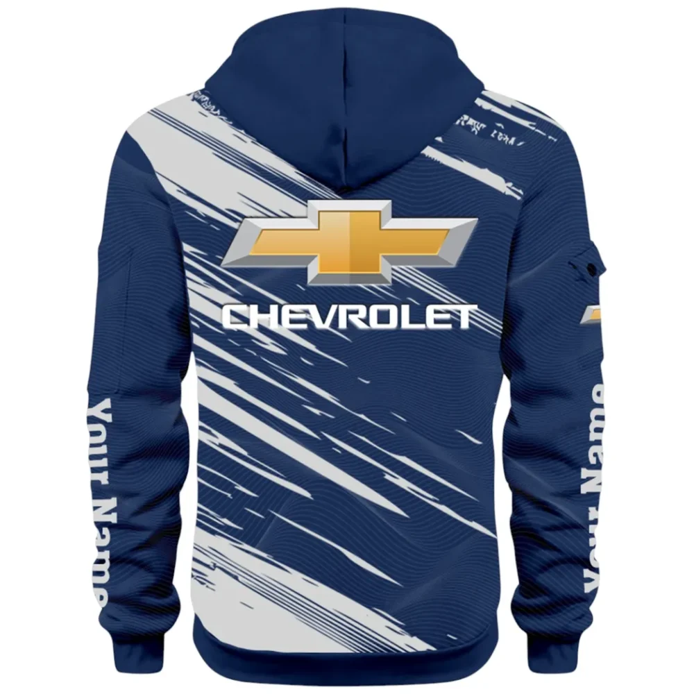 Modern Crossover Hoodie Half Zip 3D, Casual Fit for Everyday Wear Hoodie CAR514 - Navy - Image 3